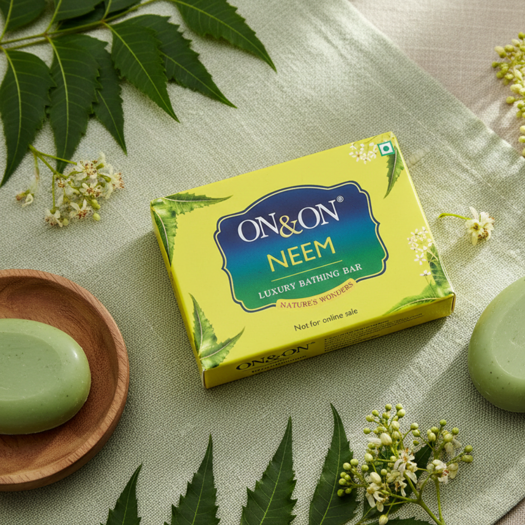 ON&ON Neem Luxury Bathing Bar Pure Neem Bar